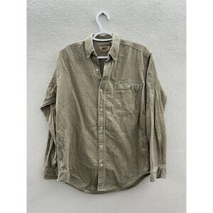 Northwest Territory Shirt Size Small NWT Naturals Mens Button Up Brown Corduroy